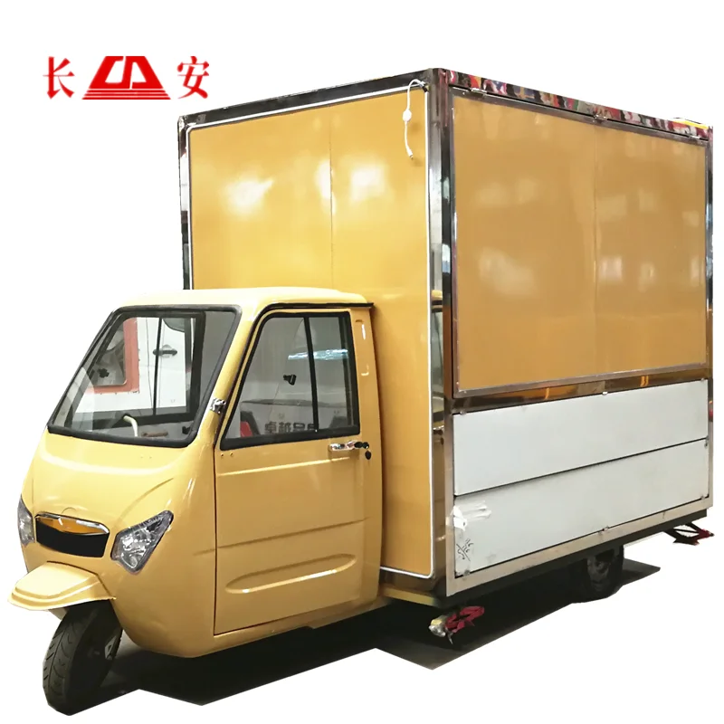 high quality mobile ice cream tricycle electric food truck for sale
