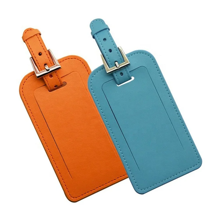 High Quality Custom Private Label Leather Travel Luggage Tag