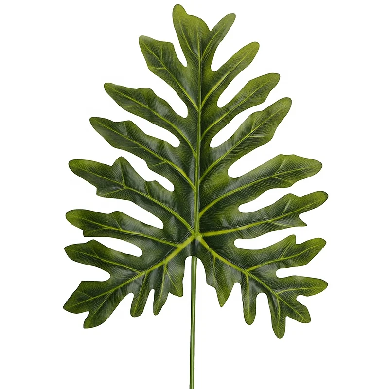 64cm Artificial Philodendron Schott Leaves High Quality Home Decoration
