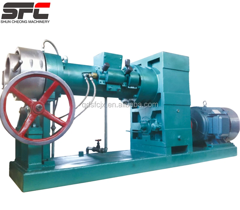 Excellent Recycled Tyre Tread Rubber Strainer Extruder Machinery / Filtering Machine for rubber filter