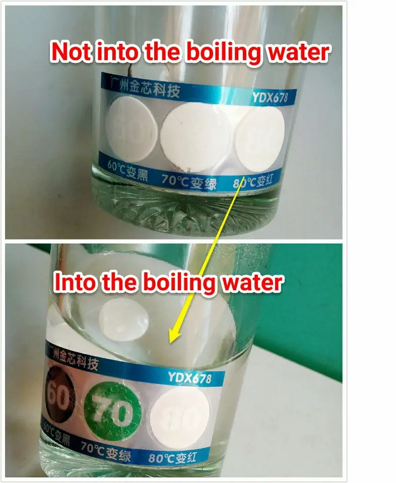 
temperature color change paper heat sensitive paper 