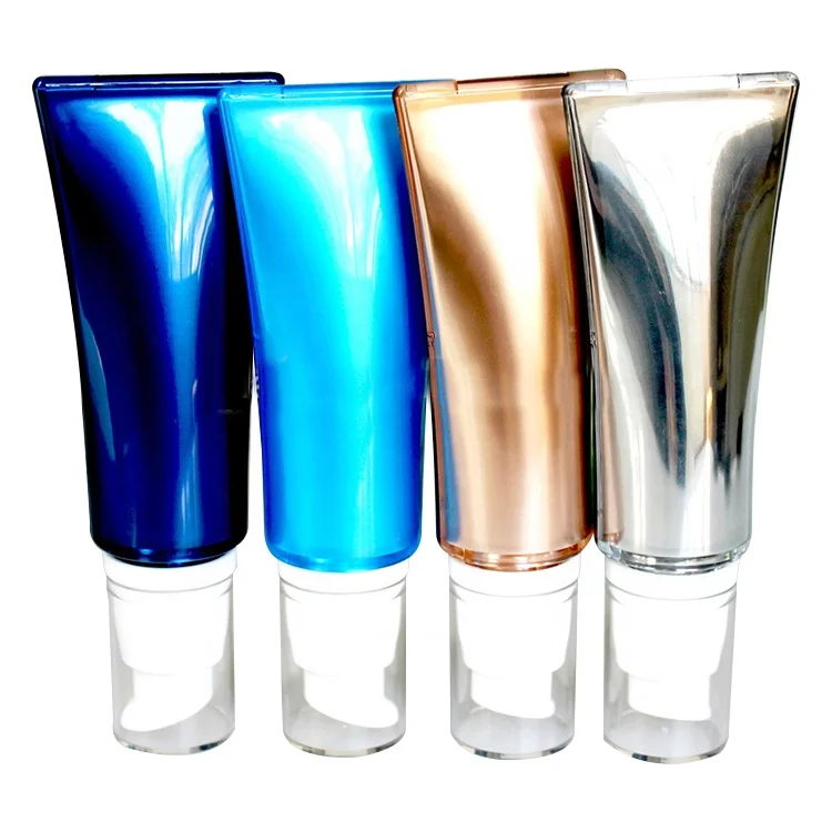 Tube Packaging, Airless Cosmetic Packaging BB Cream Bottle, Plastic Screen Printing