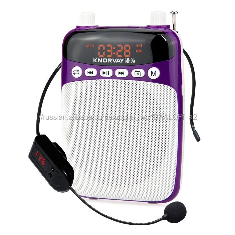 Portable Wireless Microphone Teacher Voice Amplifier