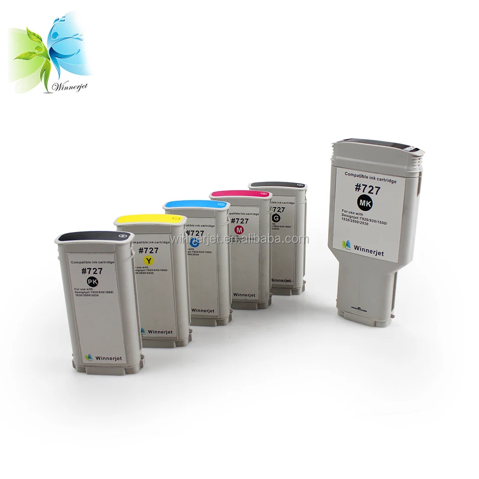 For Hp727# Compatible Ink Cartridge for Hp Designjet T920/930/1500/1530/2500/2530 for Hp 727# Ink Cartridge