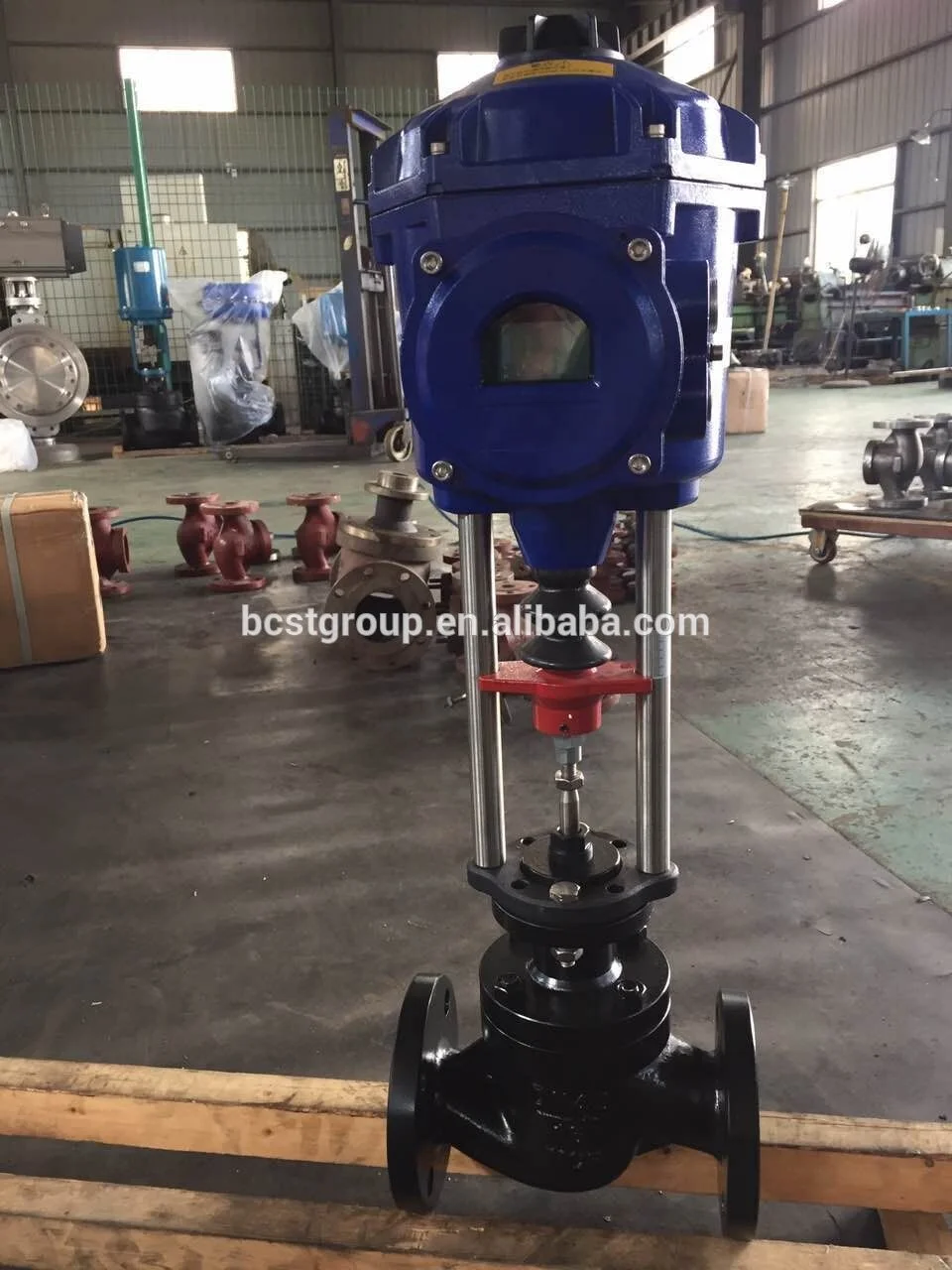 Motorized electric water pressure regulator control reducing valve