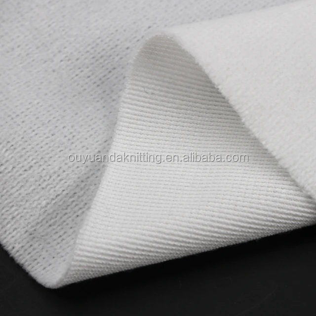 Warp Knitting Super Soft  White Polyester Fabric for Sublimation Printing