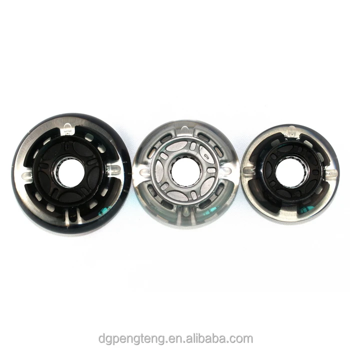 
Flashing LED PU inline skate roller wheel 