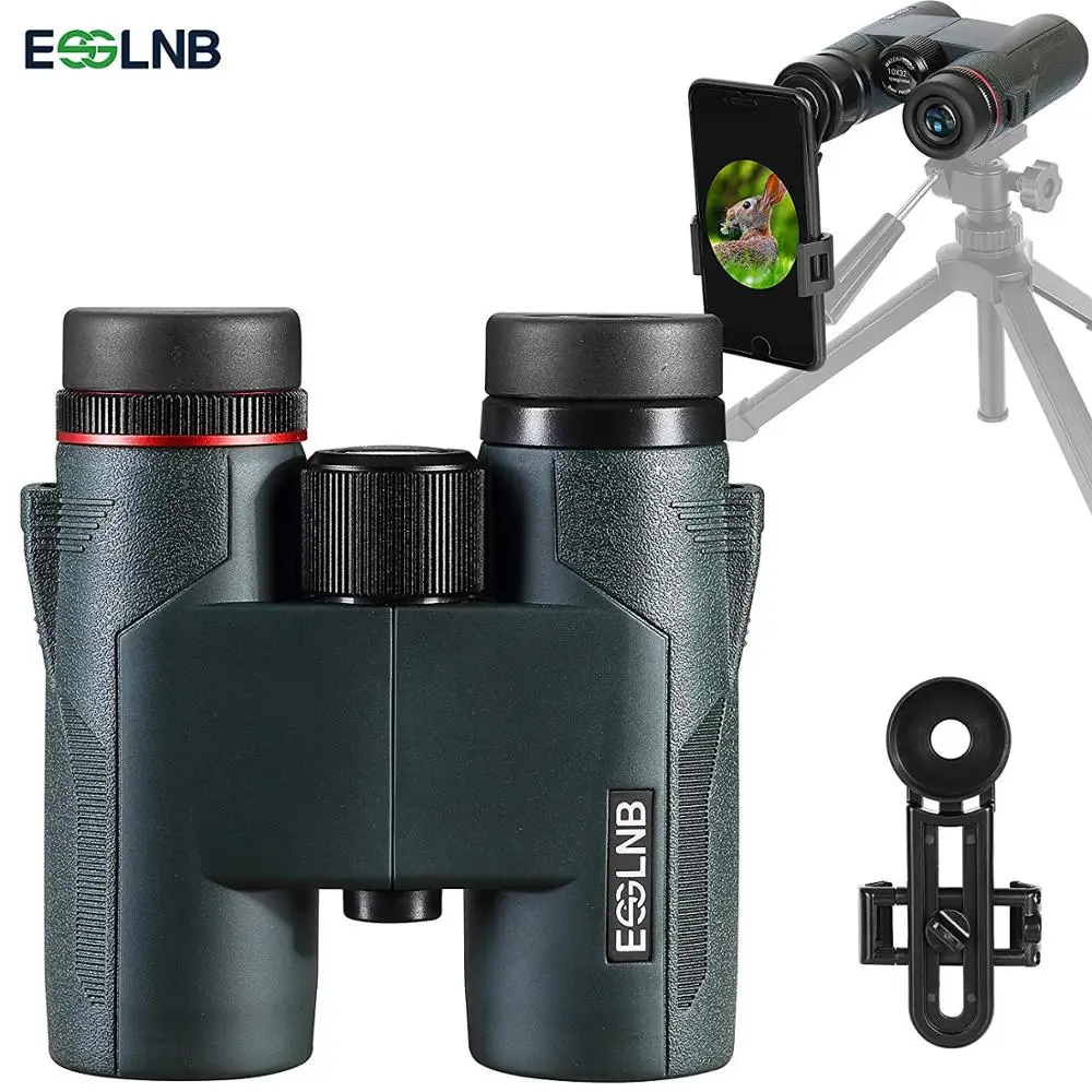 (BM-7212A) High Power New Design 8X32  waterproof Long Distance Hiking FMC Lens BAK4 Prism Outdoor red ring binoculars