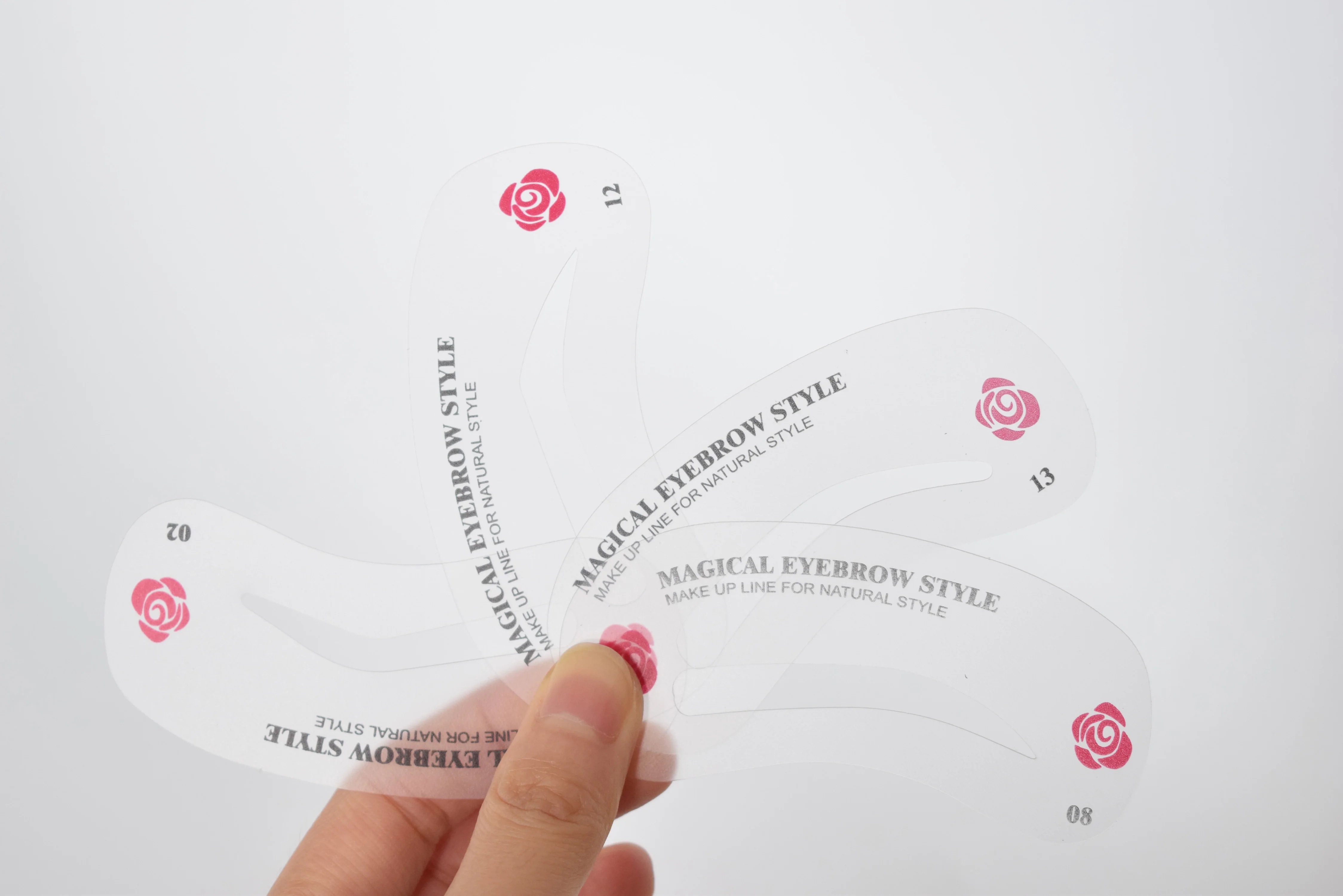 Transparent Permanent Makeup Tools Eyebrow Stencils Shaping 24styles Eyebrow Tattoo Stencil