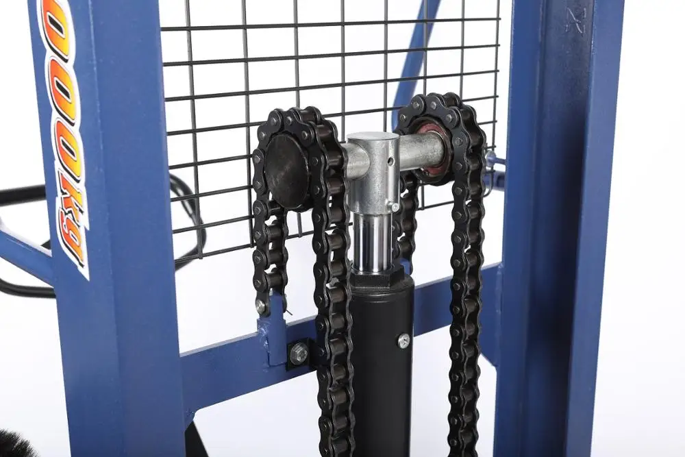 2000kg 2 ton hydraulic manual hand pallet stacker hand forklift