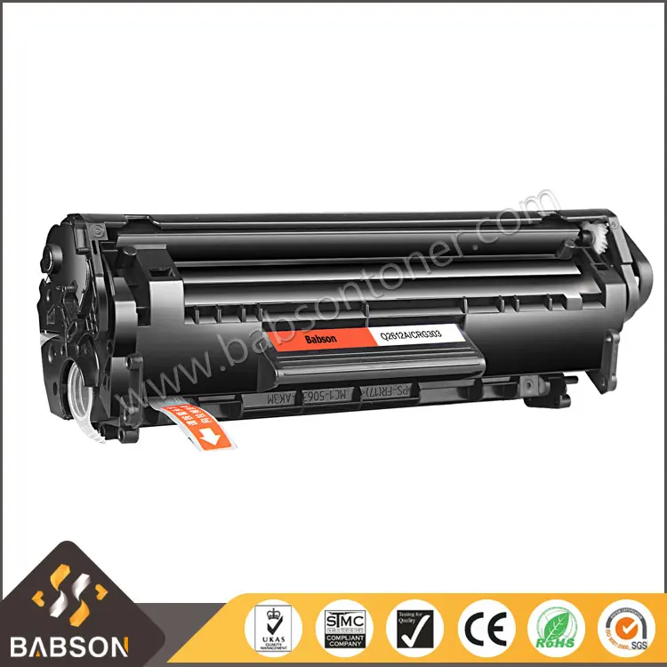 Стабильное качество совместимый черный тонер-картридж Q2612 12A для принтера HP