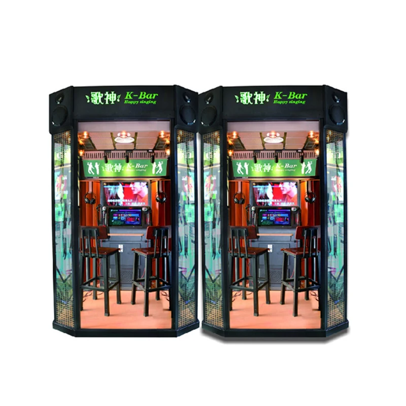 Best Price Singing Game Machine|Coin Operated Electronic Jukebox Karaoke System|Mini ktv Karaoke Booth Juke