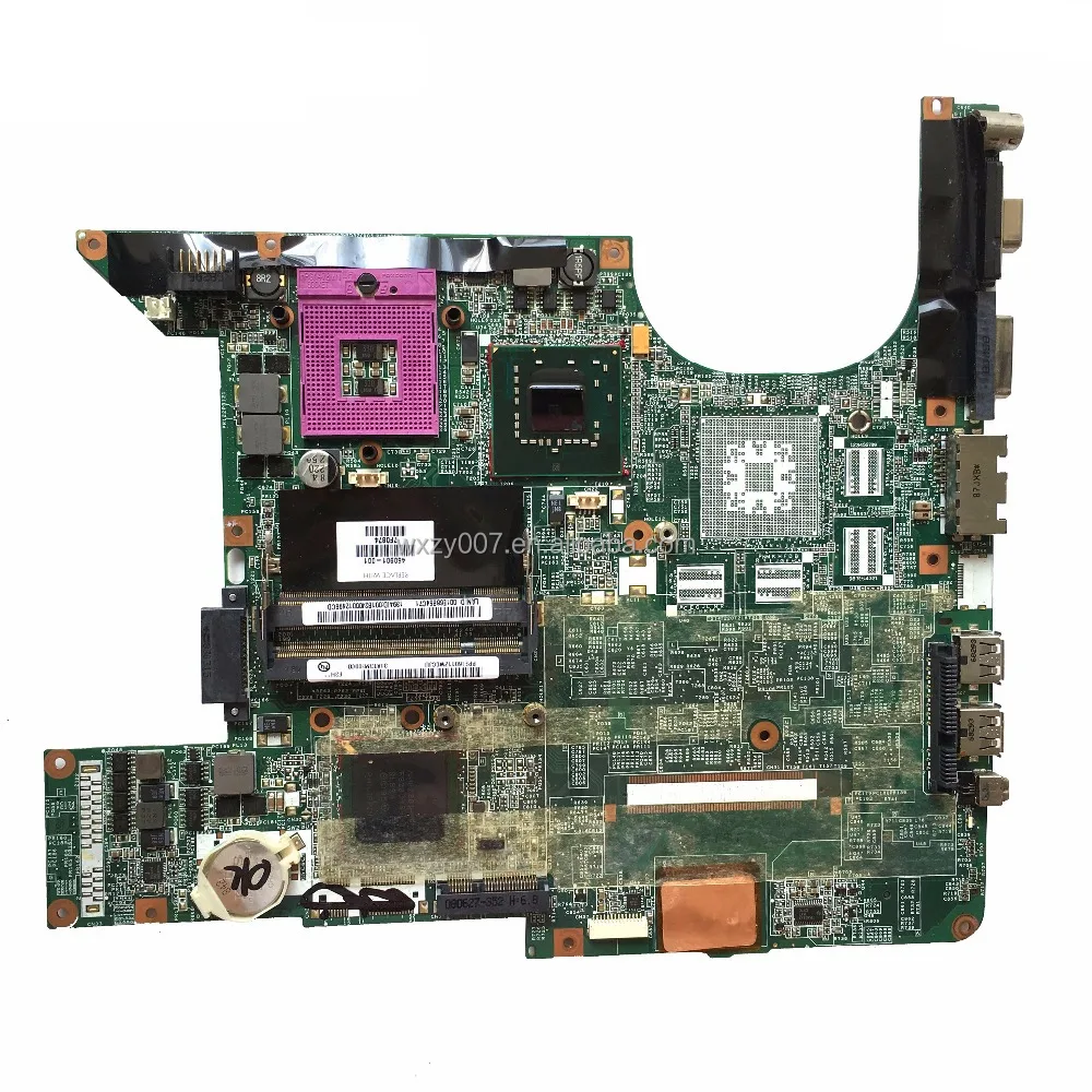 100% working DA0AT3MB8F0 For HP DV6000 Series Laptop Motherboard 446477-001 460901-001 DDR2 965GM Mainboard