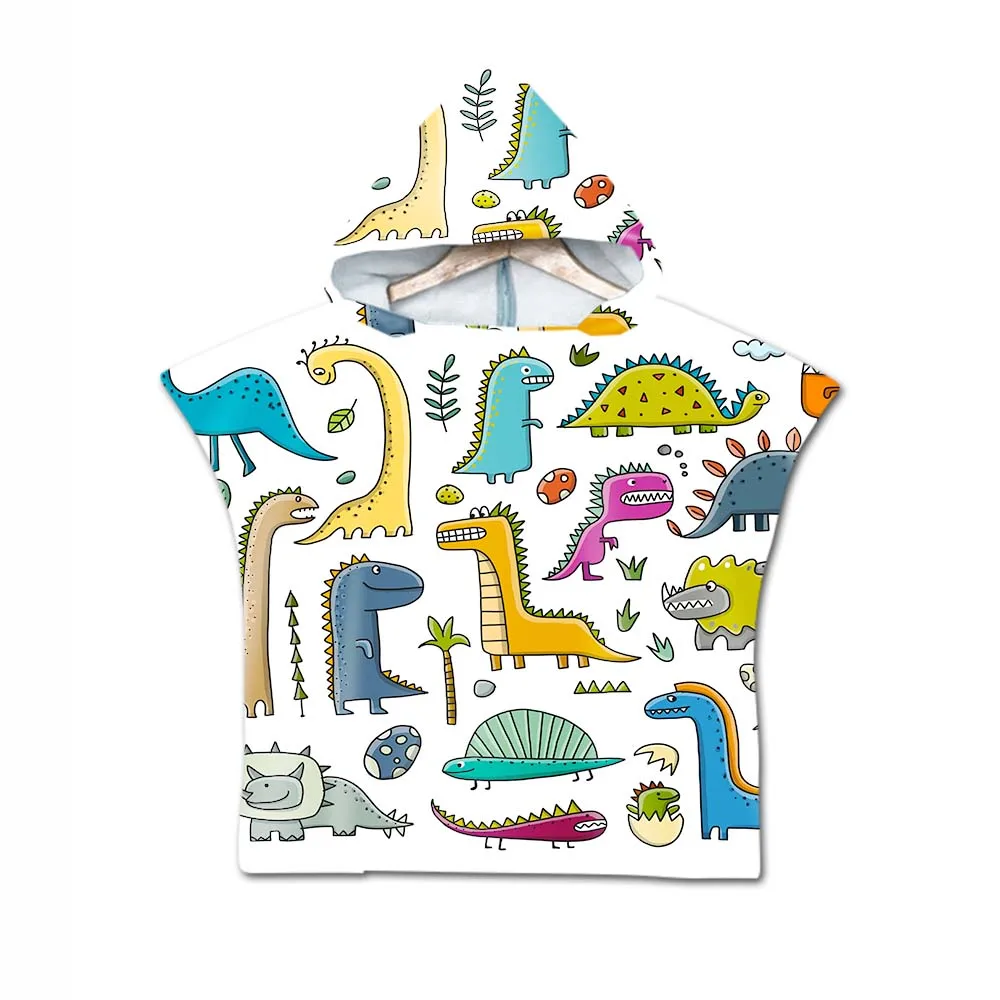 Cute and Practical Hooded Beach Towels for Kids - Wearable, Customizable, FBA