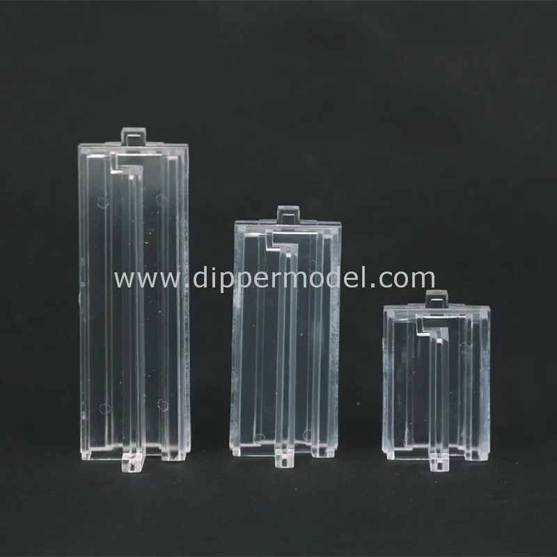 Plastic miniature scale architectural building model