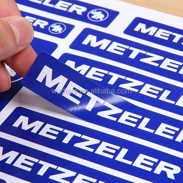 Custom print high-quality die cut premium permanent vinyl stickers with unique logo for your business or personal vinyl labels