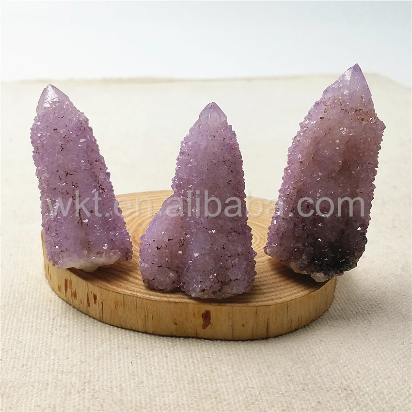 WT-G214 Size 30-40mm Natural Spirit Crystal Quartz Stone in Charm Shape Point Stone,Healing Crystal Quartz Stone natural color