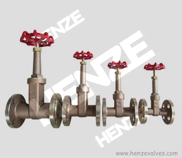 Bronze Flanged Gate Valve B62 C95400 C95500 C95800 Metal Seated