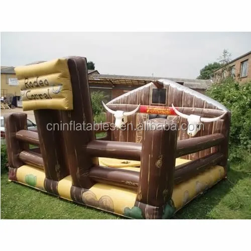 Best Selling Inflatable Mechanical Rodeo Bull,Rodeo Bull Ride Game For Playing