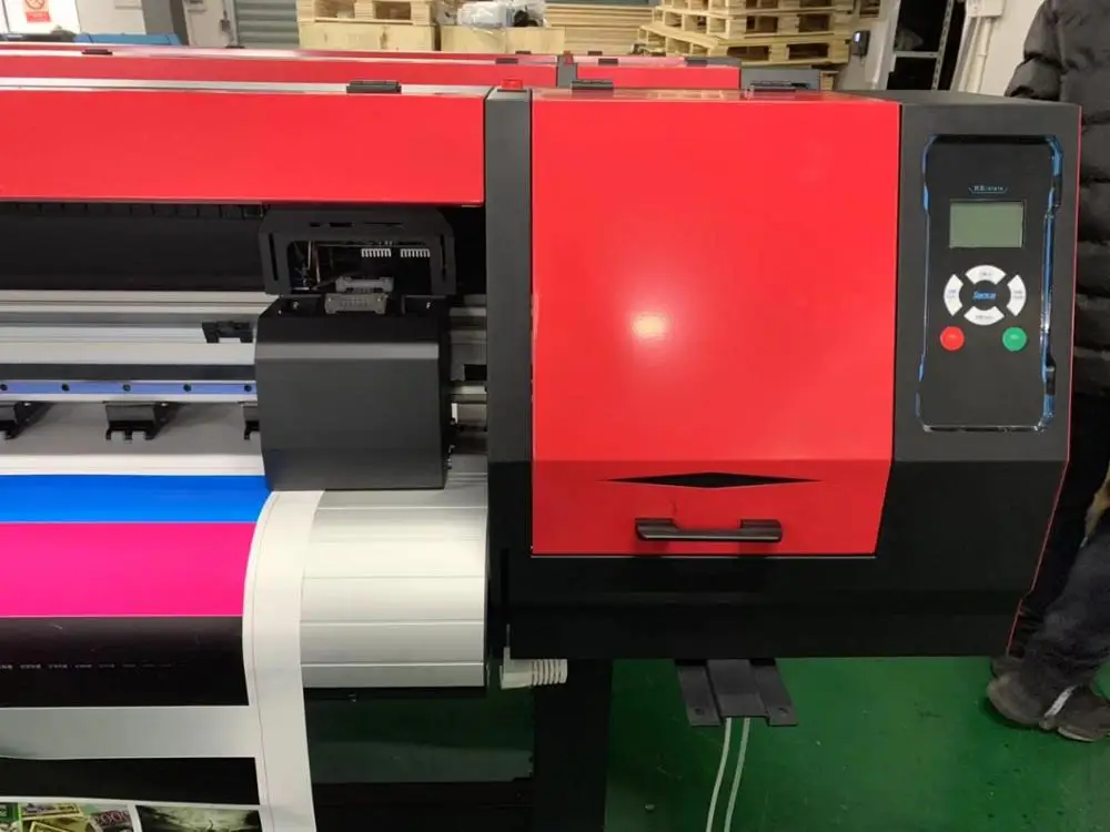 New upgraded cost-effective printer for large format single head printing machine curtain printer