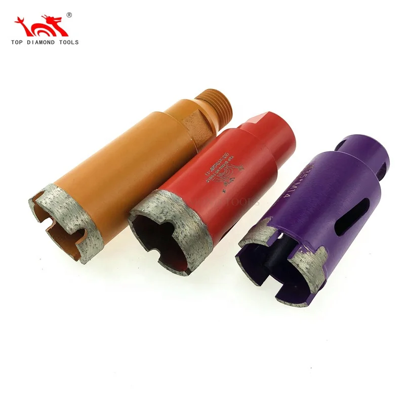 Dry Used Turbo Diamond Core Drill Bits For Drilling Granite