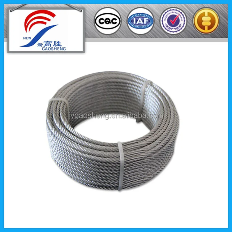 PVC coated steel wire rope retractable clothes line washing line