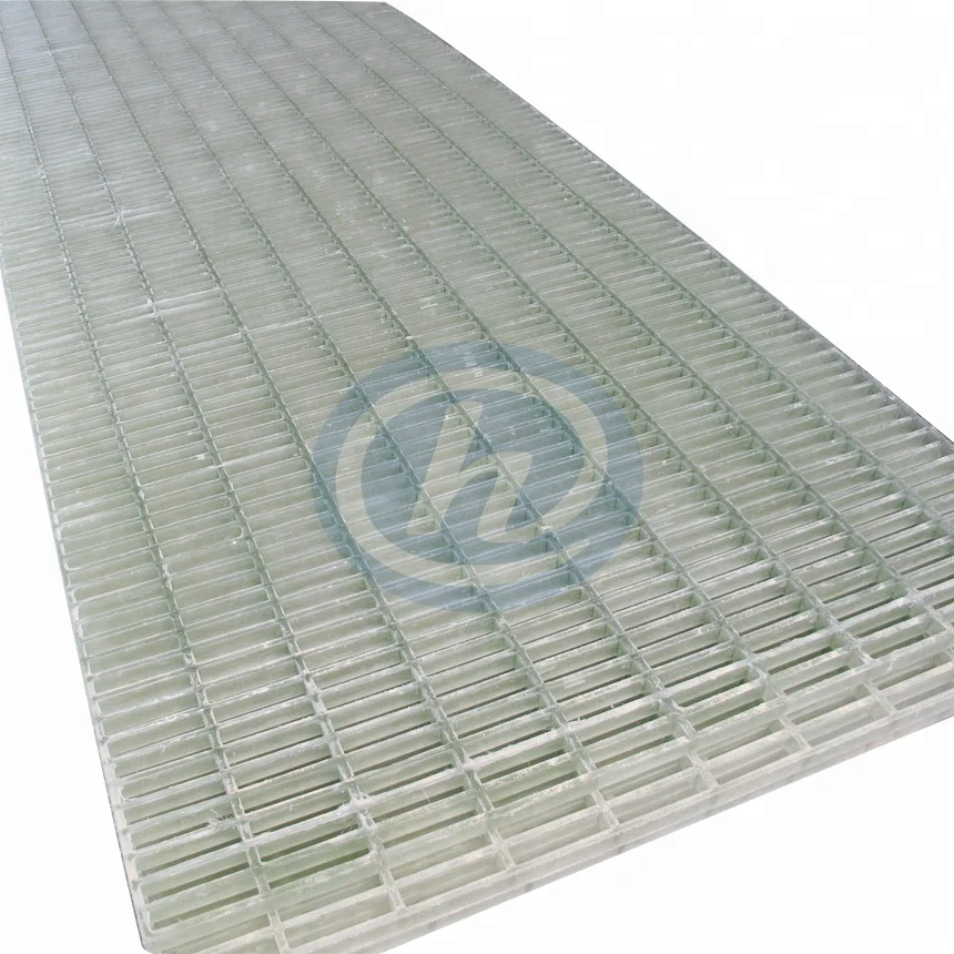 High strength Fiberglass FRP composite decking and channel cover bilge cover