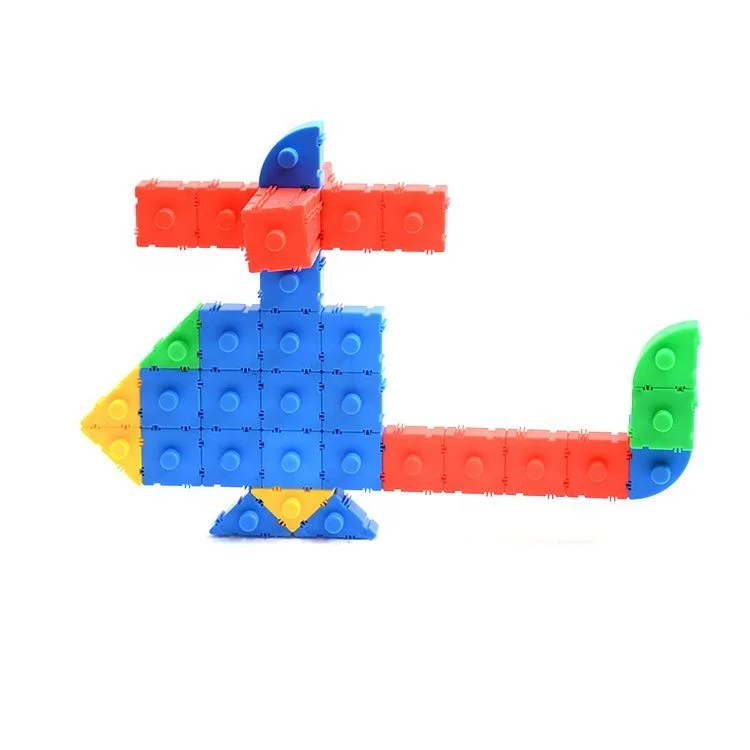 
Best seller OEM design children connecting cube intelligence building block plastic toy brick 