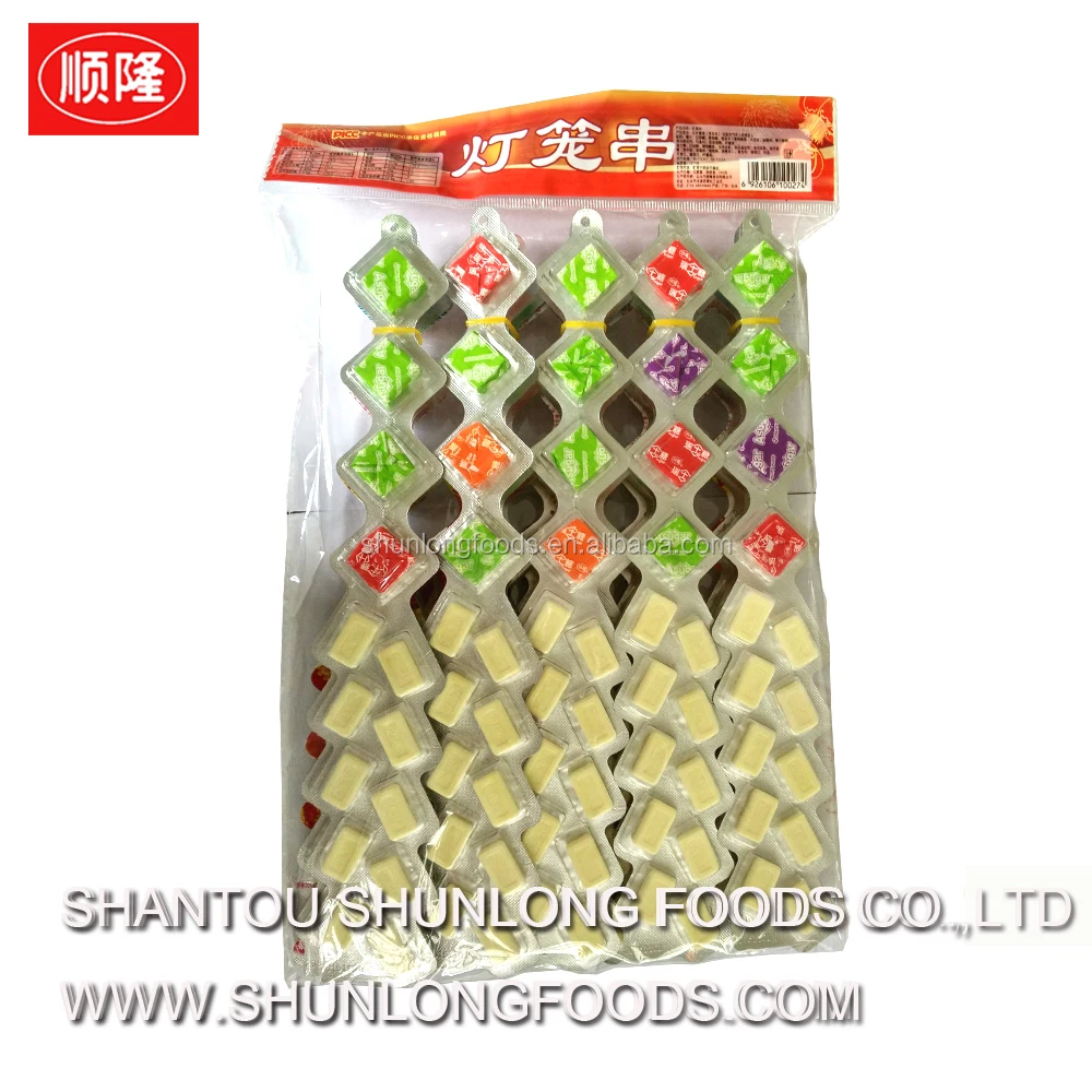 
Cube sugus and tablet milk candy 