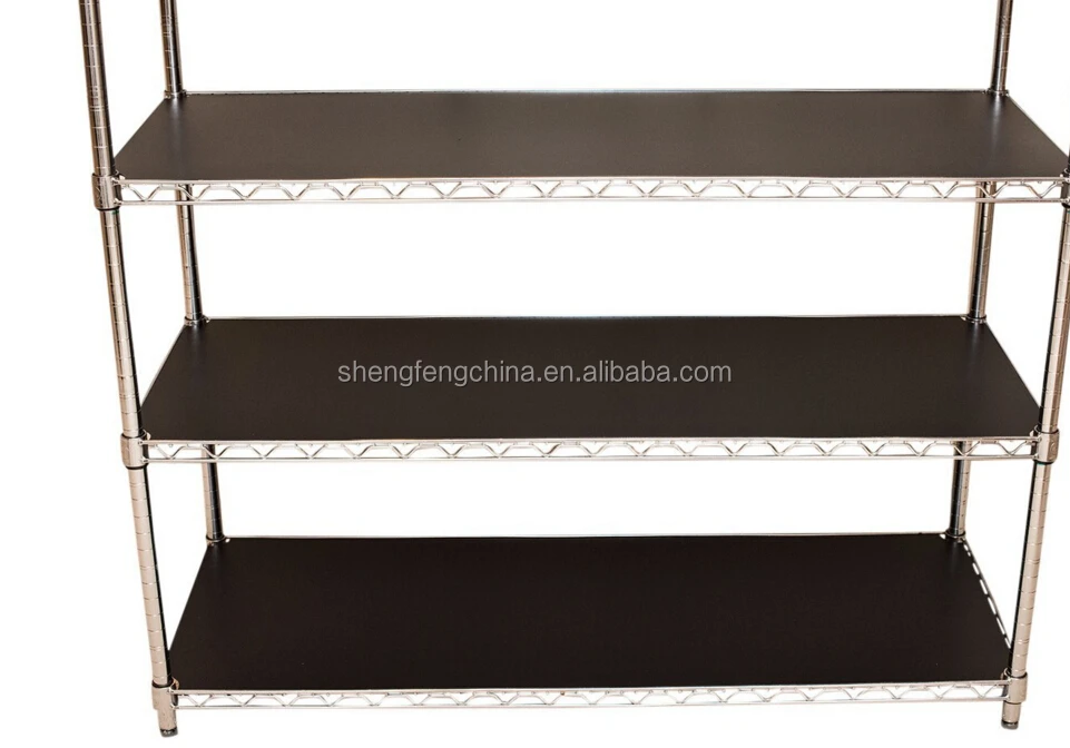 white / black plastic Shelf Liner For Wire Shelving