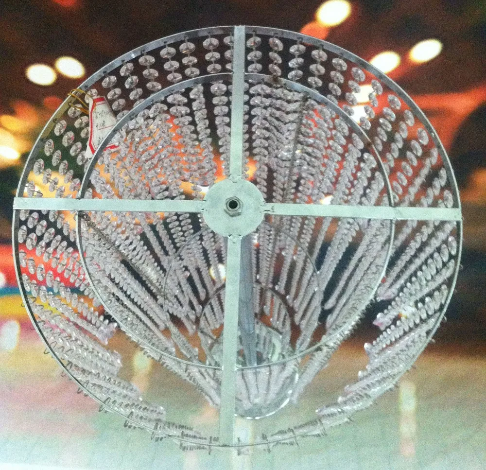 Crystal hanging centerpiece/ wedding floor chandeliers/ flower stands chandeliers for wedding stage walkway