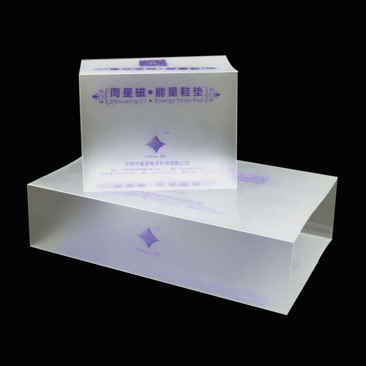 Custom Clear Plastic Hard Cover Sliding Box Sleeve Foldable PP Packaging with Embossing Recycled Materials Blister Use