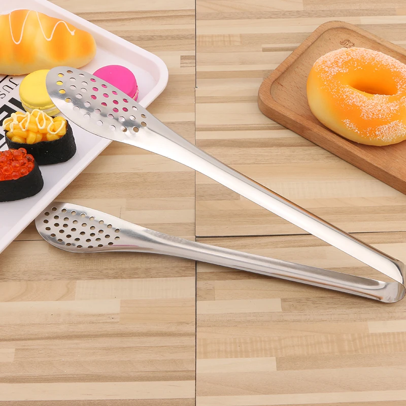 Wholesale Serving Tongs Hamilton Beach Utensils salad BBQ Tongs Stainless Steel Kitchen Tongs