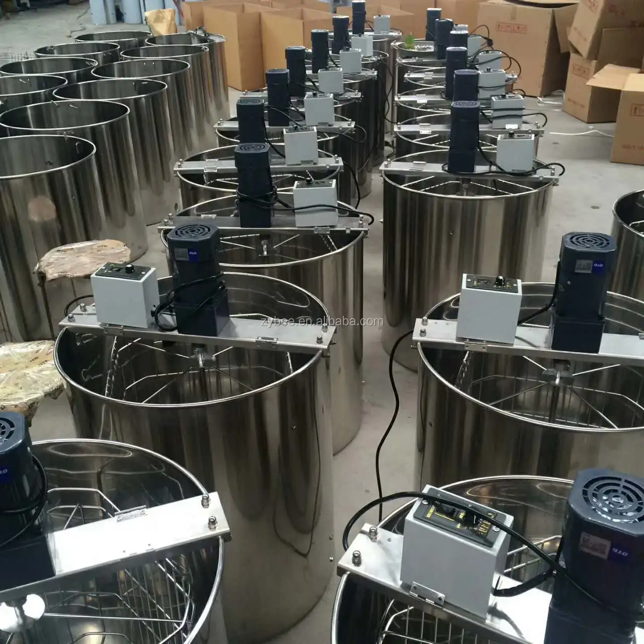 2019 new style 4 frames electric CE motor radial honey extractor