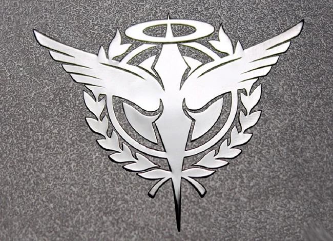 Customized Car Sticker Reflective Warning Decal Waterproof Aluminium Metal Sticker