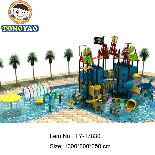 2022 Hot Summer Outdoor Fiberglass Steel Water Park Playground Equipment water slide for swimming pool