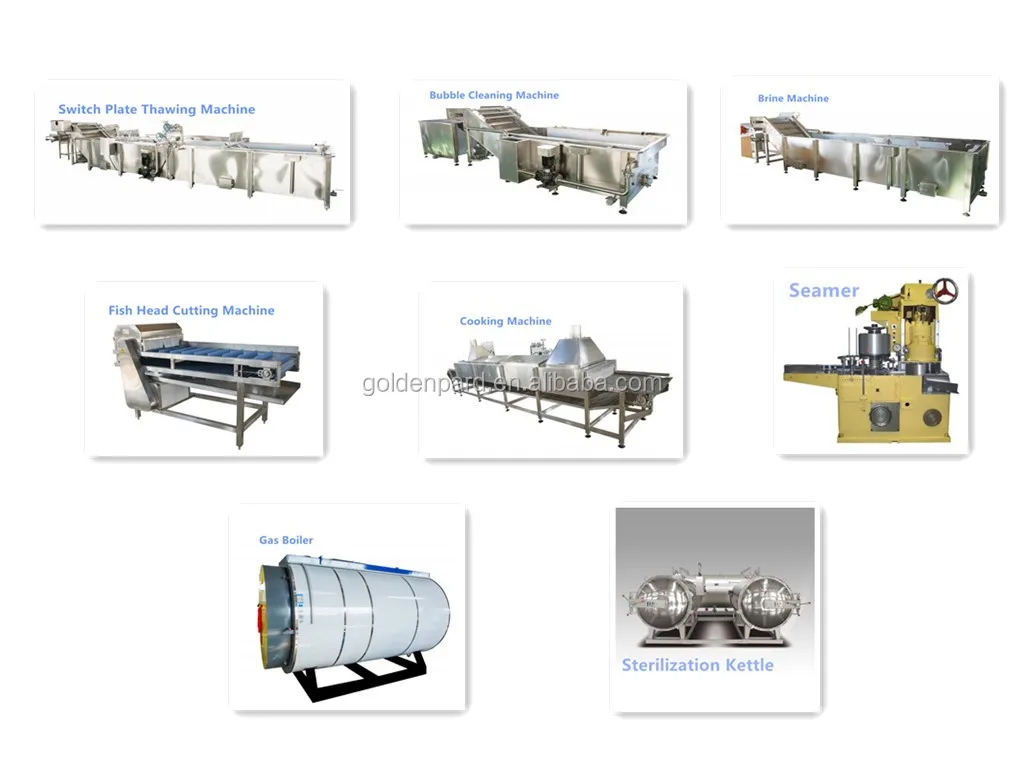 
Hot Selling cheapest custom automatic fish canning plant canning production line for sea fish processing 