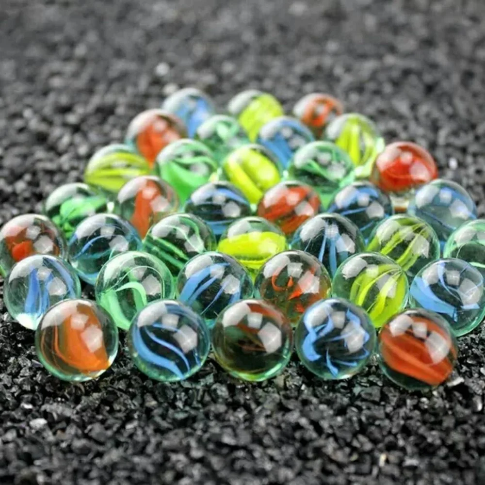 
1.5-30mm green/red/yellow China supply Import Children Toys Glass Marbles for kids 