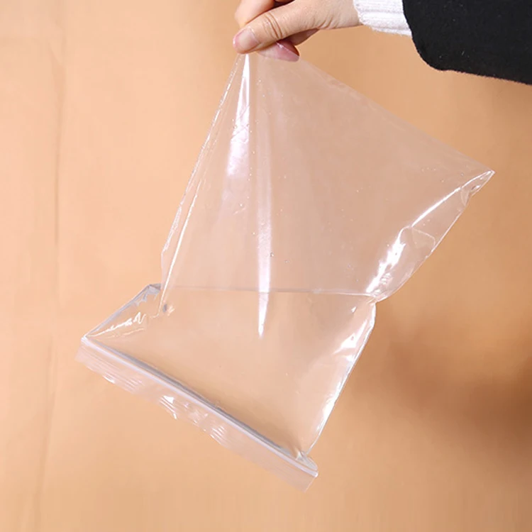 Supplier Factory In Stock Food Grade Grip Self Press LDPE PE Plastic Clear Reclosable Poly Ziplock Zip Lock Bags For Sale