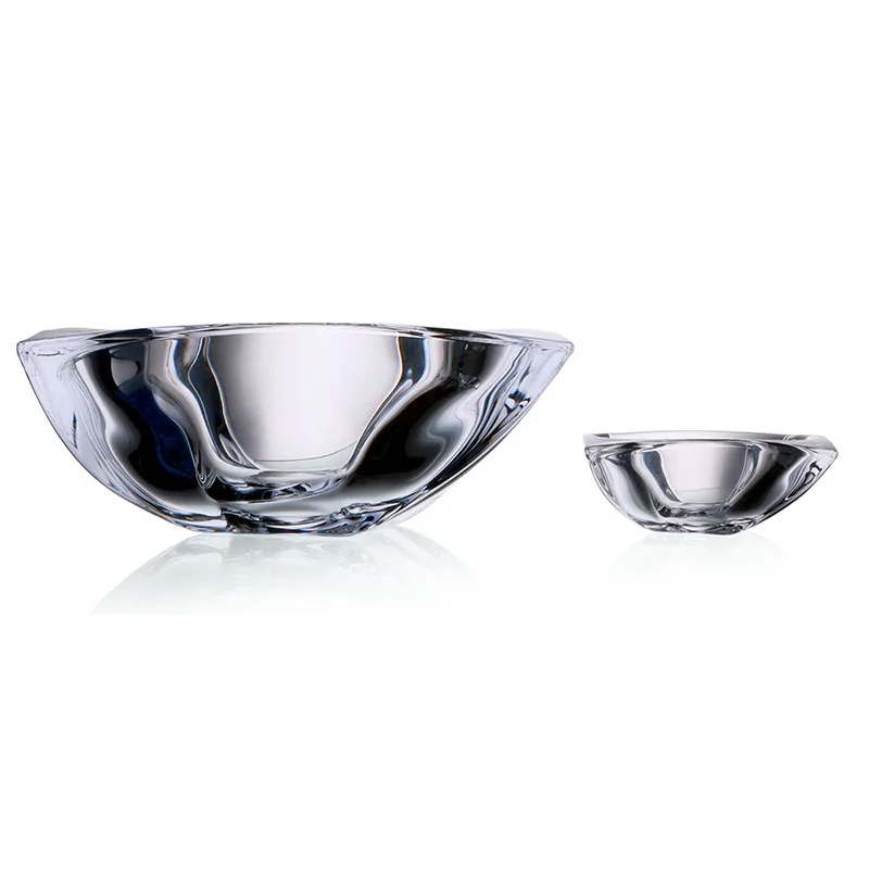 Home Decoration Wholesale customized lead-free crystal glass fruit bowl