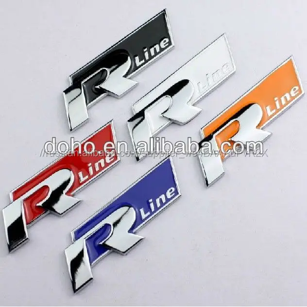 Custom Chrome plastic ABS car emblems, badges and auto logo car metal emblems badge