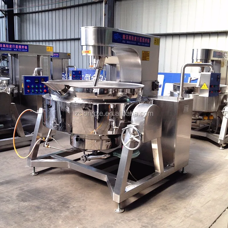 The Commercial Jacketed Cooking Kettle/agitator Electric Heating Jacketed Kettle/jacketed Kettle Steam Jacketed Pot