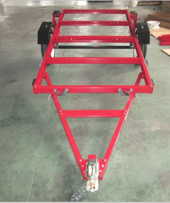 4x8 5x8 футов складные/Универсальные/складные автомобильные прицепы с порошковым покрытием