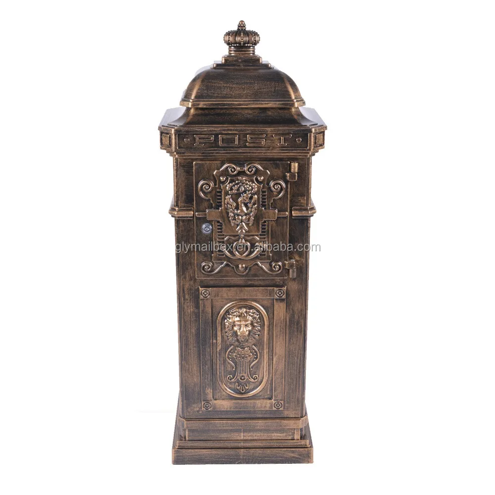New Design Lion Decorative Roadside Mailbox