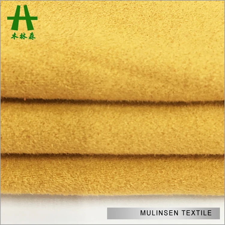 Горячая Распродажа высококачественный материал мягкая на ощупь уточная вязка полиэфирная замшевая ткань