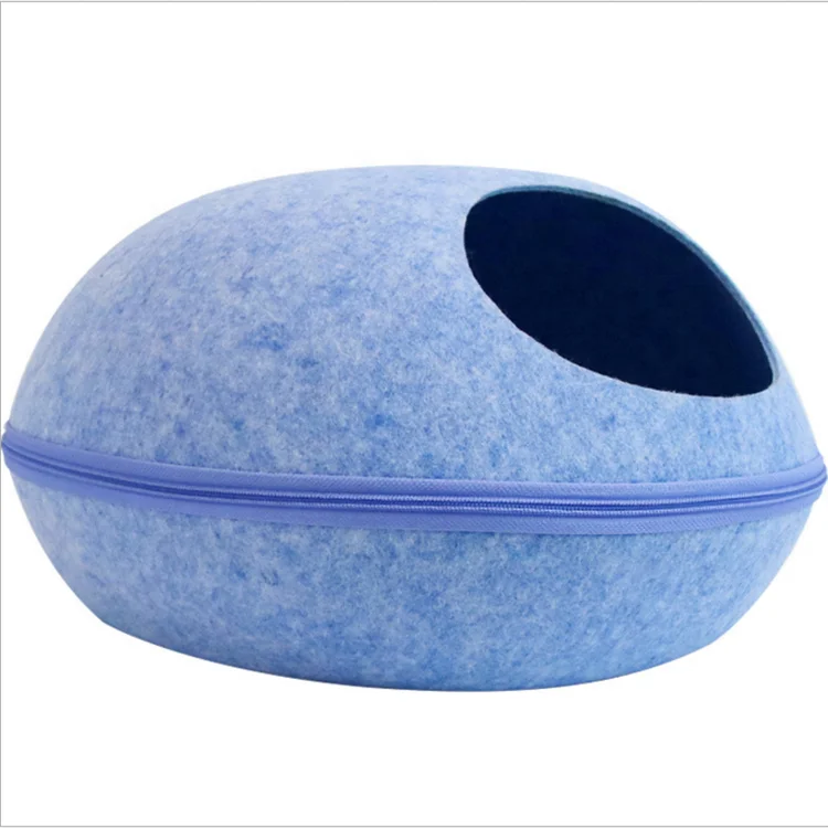 Felt cat house felt pet cave