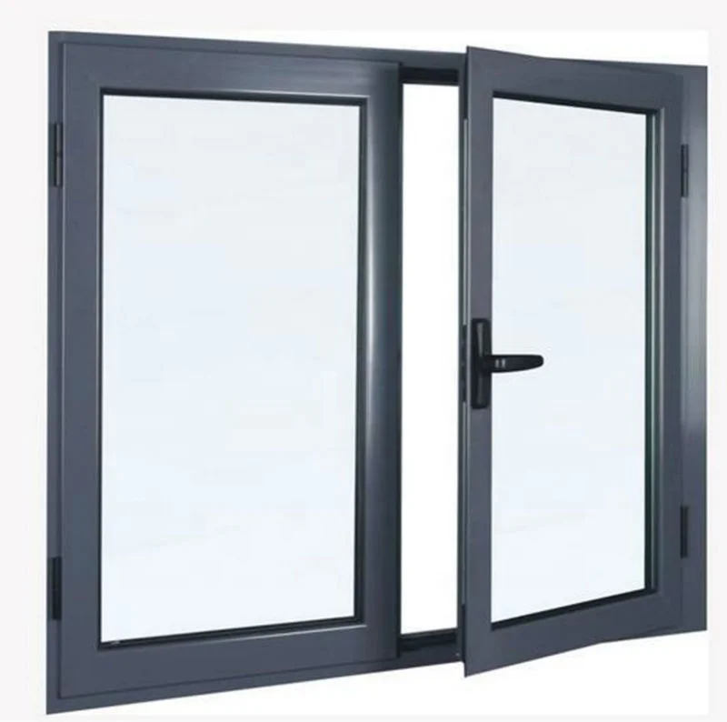 Высококачественные алюминиевые окна для дома с двойным стеклом