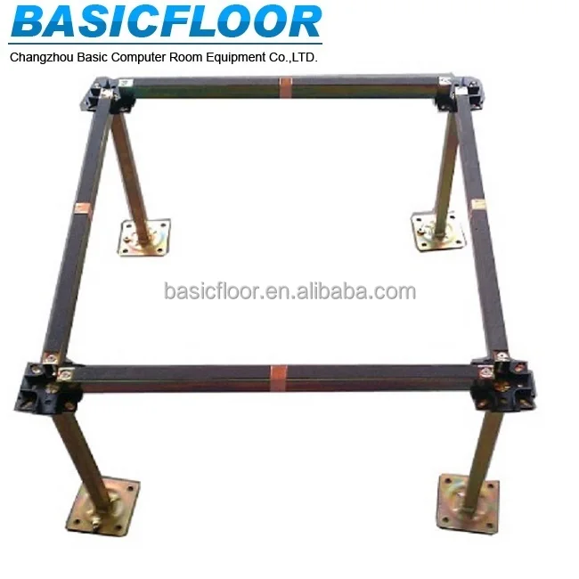 
Hot selling steel adjustable elevated panel pedestals data center raised access floor 