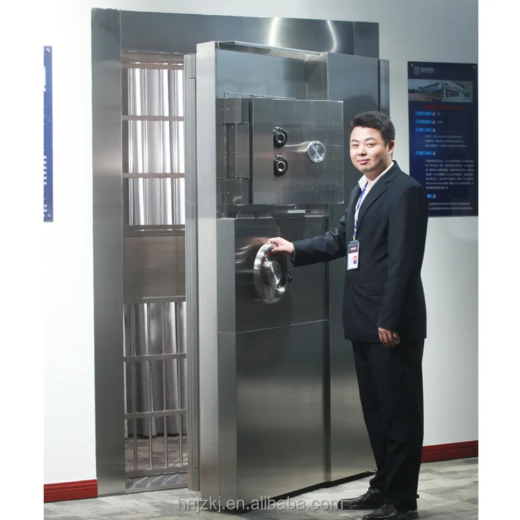 Factory direct sale OEM custom size safety stainless steel doors bank vault