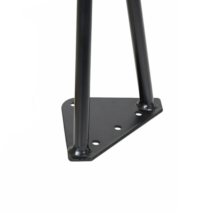 Hot sell in Europe Manufactory price cheap hairpin Legs Solid Steel Hairpin Black/Gold color Table legs
